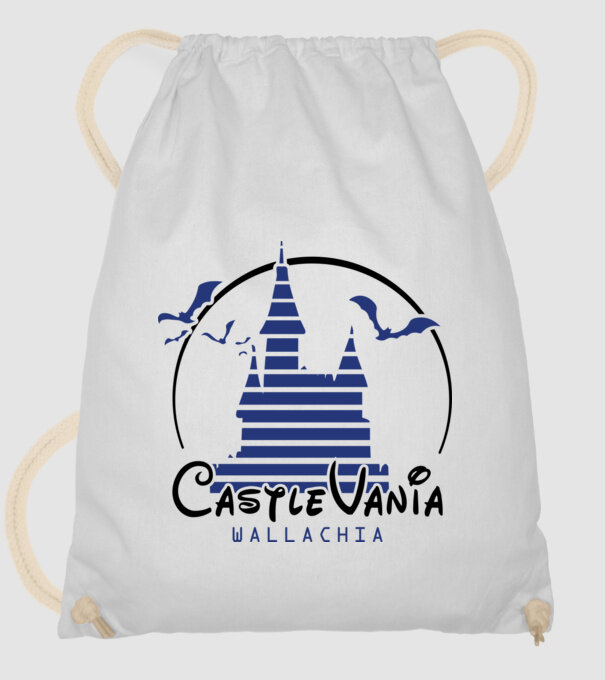 România CastleVania model alb pe tricou