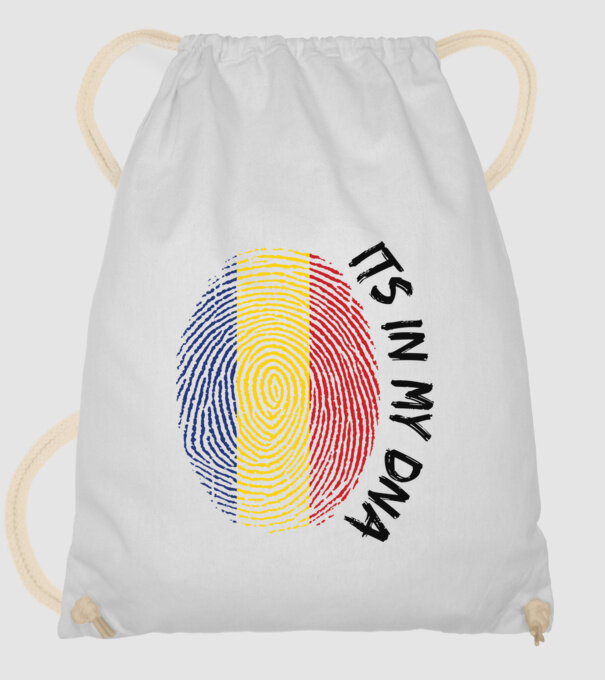 România fingerprint model alb pe tricou