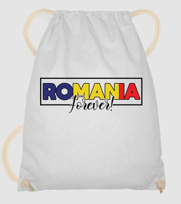 Romania forever model alb pe tricou