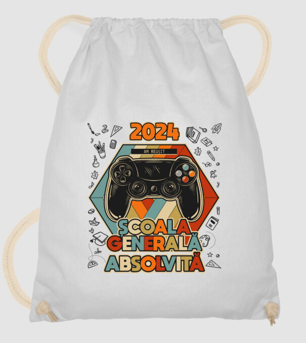 școala generală școala generală model alb pe tricou