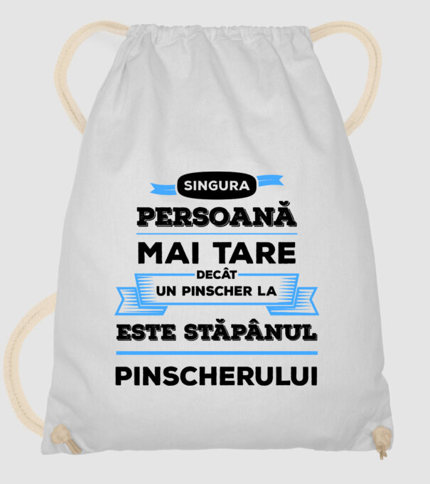 singura persoană mai tare decât un Husky este stăpânul Husky-ului model alb pe tricou