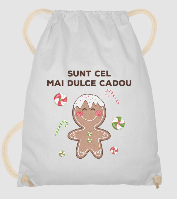 Sunt cel mai dulce cadou model alb pe tricou