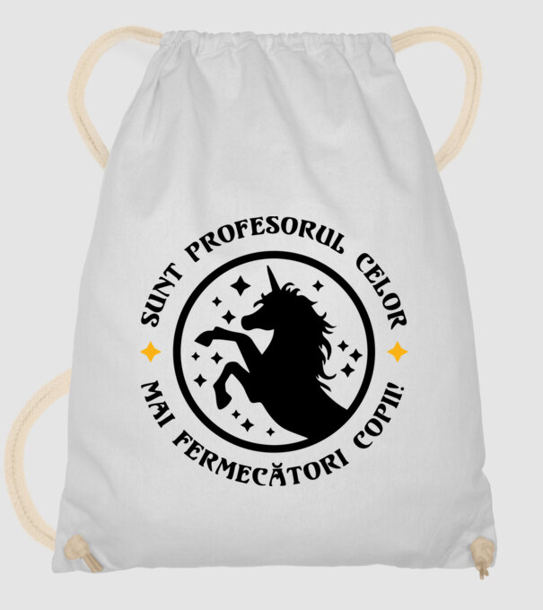 Sunt profesorul celor mai fermecători copii model alb pe tricou