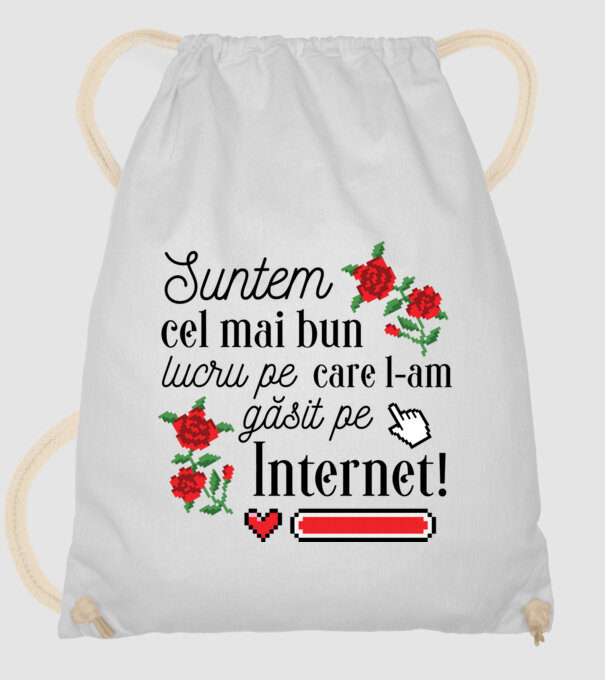 Suntem cel mai bun lucru pe care l-am găsit pe internet model alb pe tricou