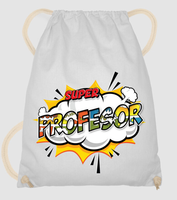 Super Profesor model alb pe tricou