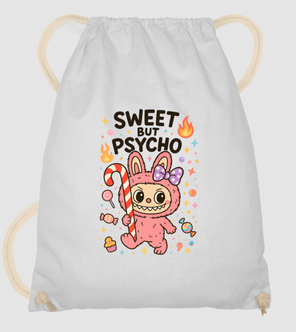 Sweet but psycho model alb pe tricou