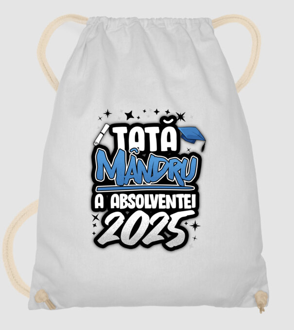 Tată MÂNDRU a absolventei model alb pe tricou