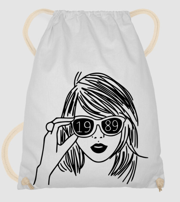 Taylor Swift 1989 model alb pe tricou
