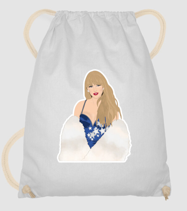 Taylor Swift blue model alb pe tricou