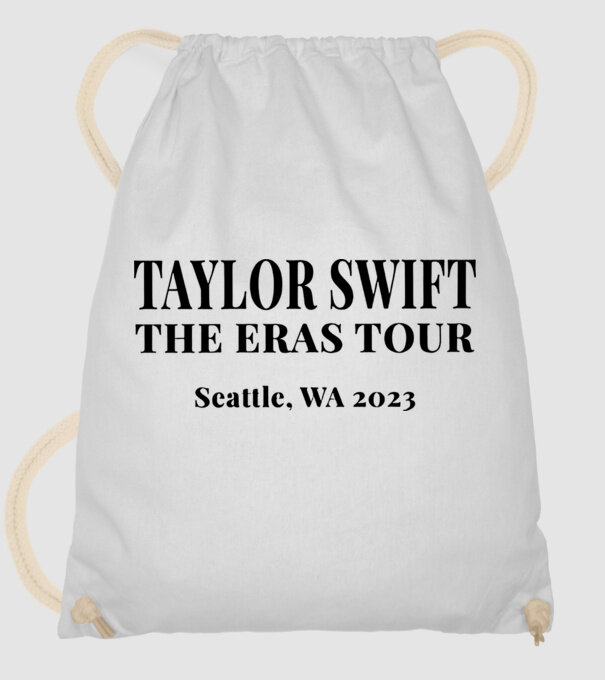 Taylor Swift Eras tour text2 model alb pe tricou