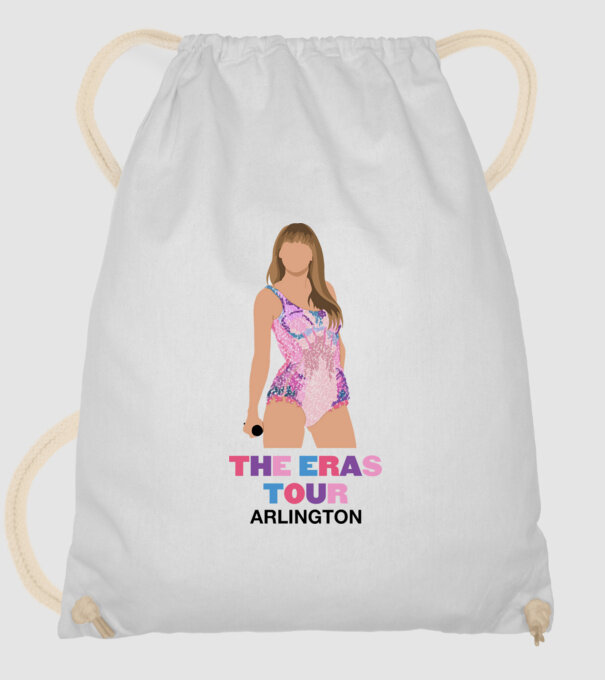 Taylor Swift The Eras Tour Arlington 4 model alb pe tricou