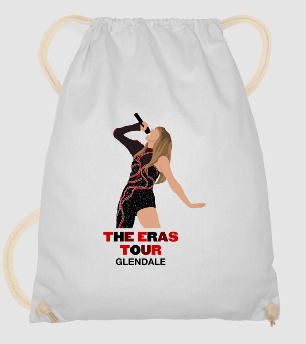Taylor Swift The Eras Tour Glendale model alb pe tricou