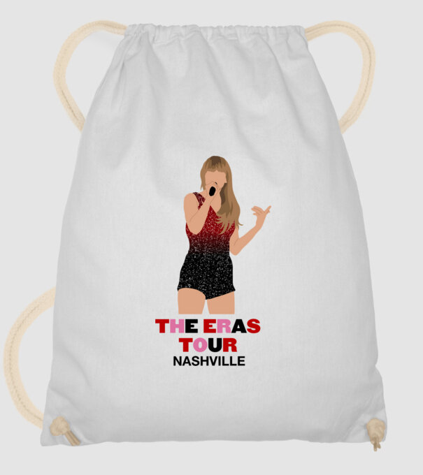 Taylor Swift The Eras Tour Nashville model alb pe tricou