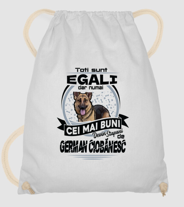 Toți sunt egali, dar numai cei mai buni devin stăpâni de ciobănesc german model alb pe tricou
