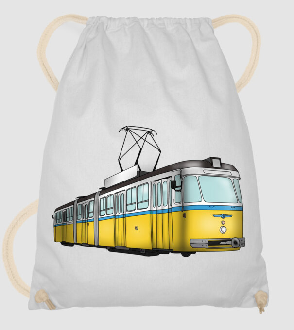 Trenuri model alb pe tricou