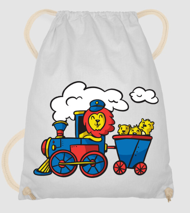 Trenuri model alb pe tricou