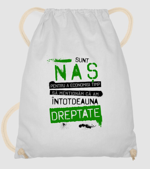 Sunt naș - pentru a economisi timp, să menționăm că am întotdeauna dreptate! model alb pe tricou