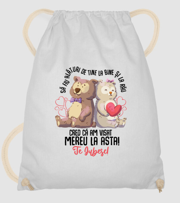 Valentine_Să fiu alături de tine la bine și la rău, cred că am visat mereu la asta model alb pe tricou