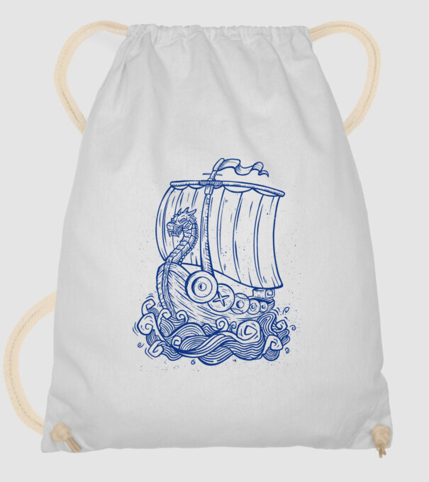 Vapoare model alb pe tricou