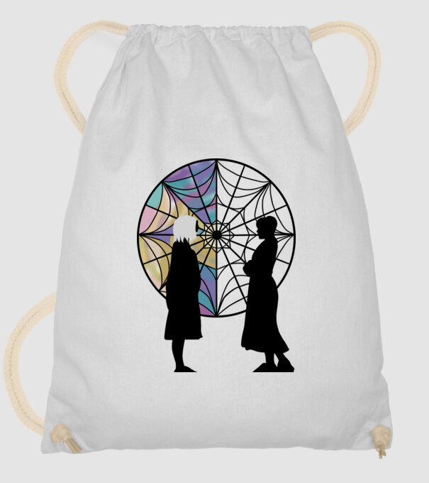Wednesday Friendship model alb pe tricou