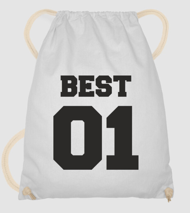 Best 01 model alb pe tricou