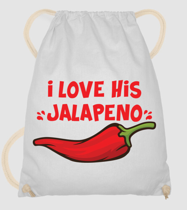 Couple JALAPENO model alb pe tricou