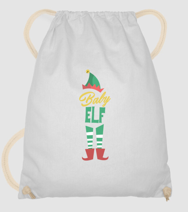 Elf family baby model alb pe tricou