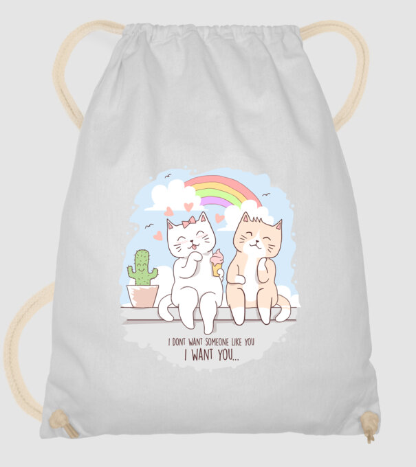i dont want someone like you model alb pe tricou