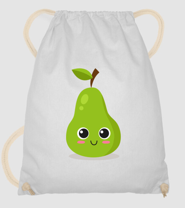 Pere model alb pe tricou