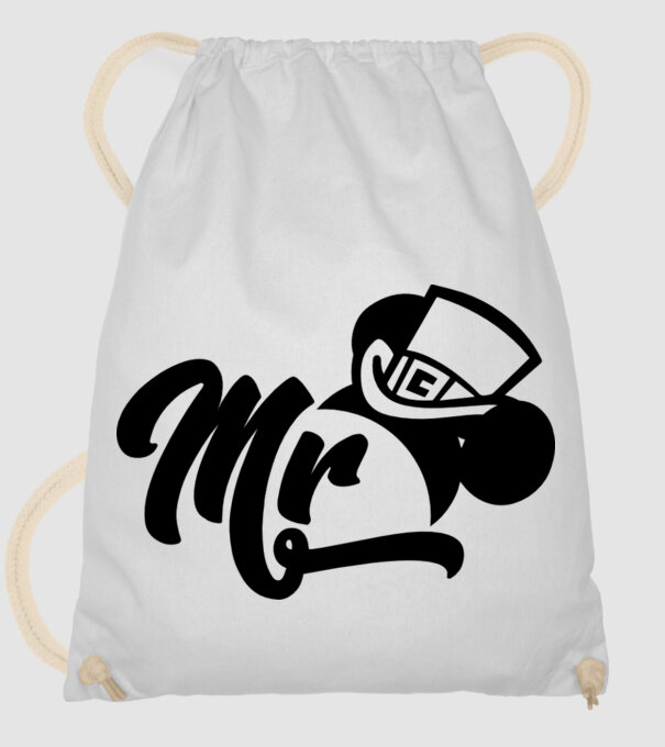Mr Mouse model alb pe tricou