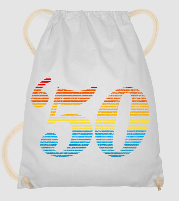 Retro Birthday 1950 model alb pe tricou