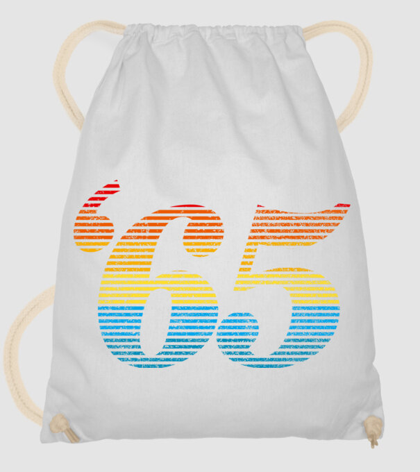 Retro Birthday 1965 model alb pe tricou