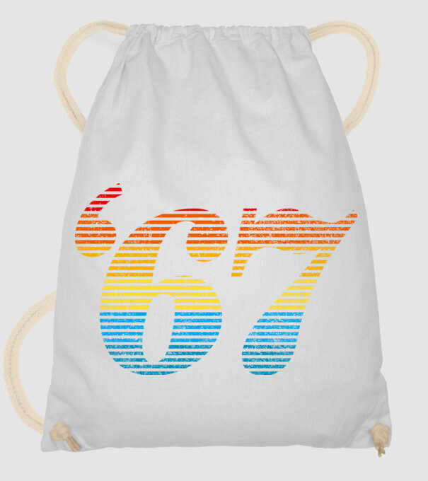Retro Birthday 1967 model alb pe tricou