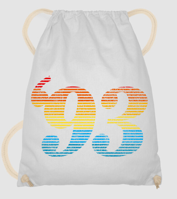 Retro Birthday 1993 model alb pe tricou