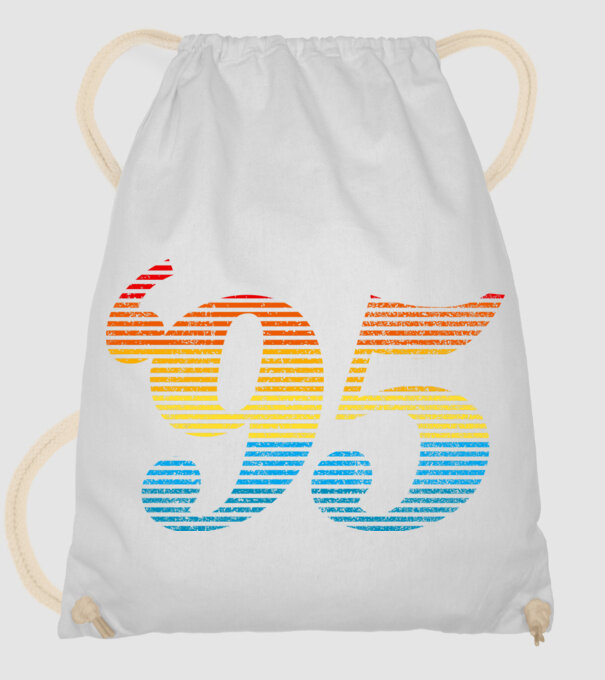 Retro Birthday 1995 model alb pe tricou