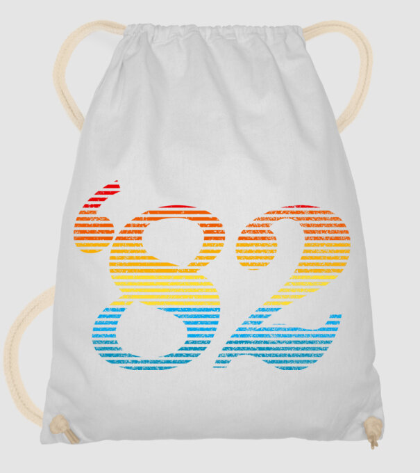 Retro Birthday 1982 model alb pe tricou