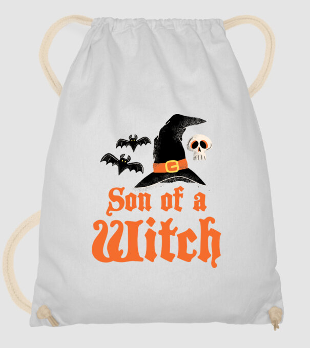 Son of a witch model alb pe tricou