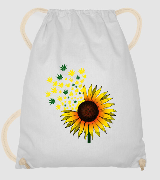 Sunflower Weed model alb pe tricou