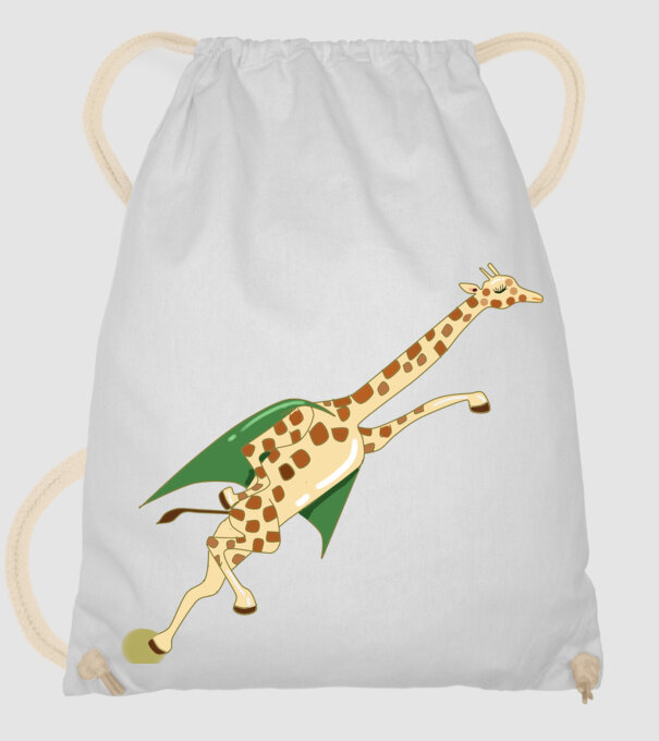 Girafă Super model alb pe tricou