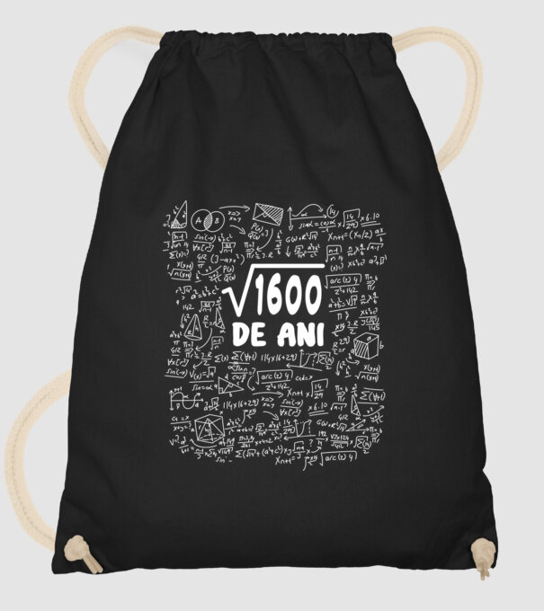 √1600 de ani model negru pe tricou