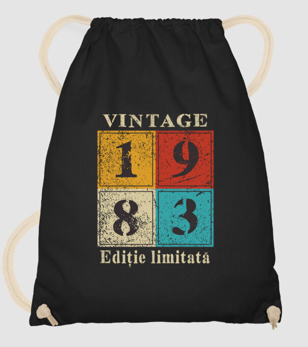 1983 - Ediție limitată model negru pe tricou