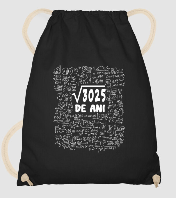 √3025 de ani model negru pe tricou