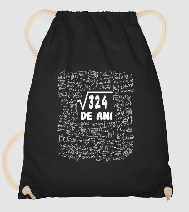 √324 de ani model negru pe tricou