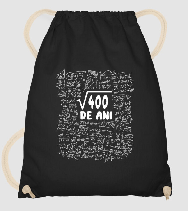 √400 de ani model negru pe tricou