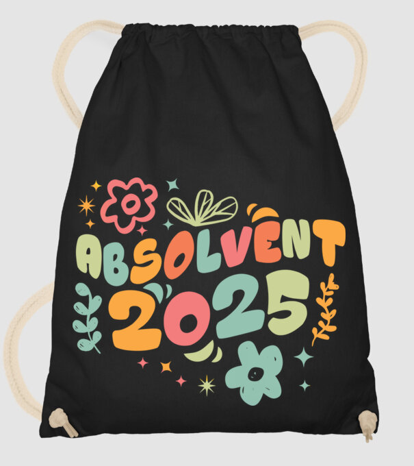 Absolventa 2025 model negru pe tricou
