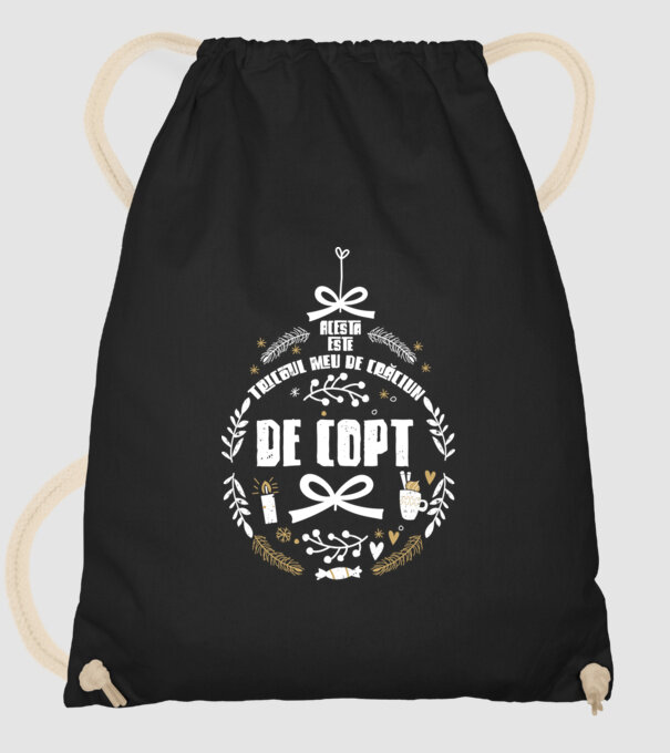 acesta este tricoul meu de Crăciun_de copt model negru pe tricou