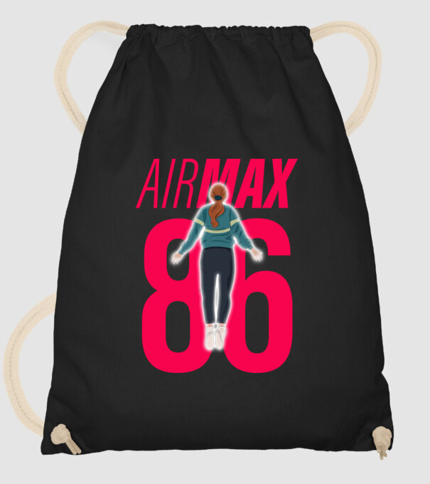air max 86 stranger things model negru pe tricou