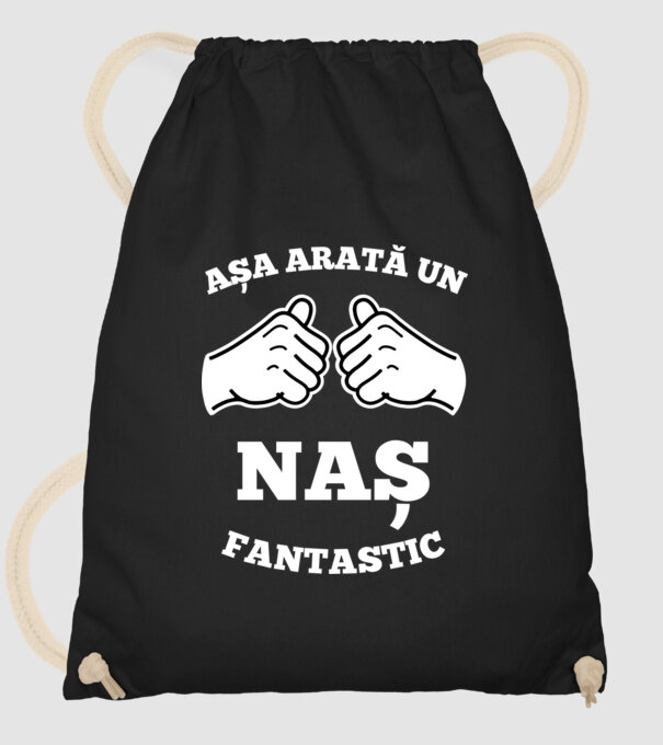 Așa arată un naș fantastic model negru pe tricou