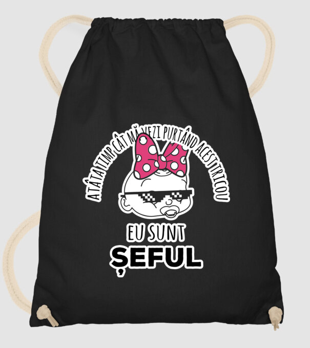 atâta timp cât mă vezi purtând acest tricou, eu sunt șeful model negru pe tricou