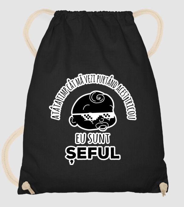 atâta timp cât mă vezi purtând acest tricou, eu sunt șeful model negru pe tricou